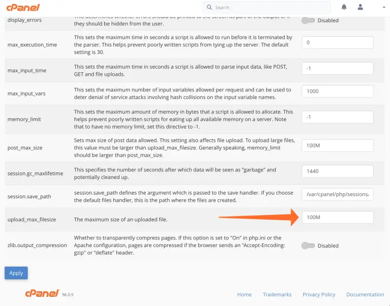 How To Increase Maximum Upload Size In Cpanel