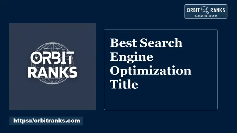 Best Search Engine Optimization Title